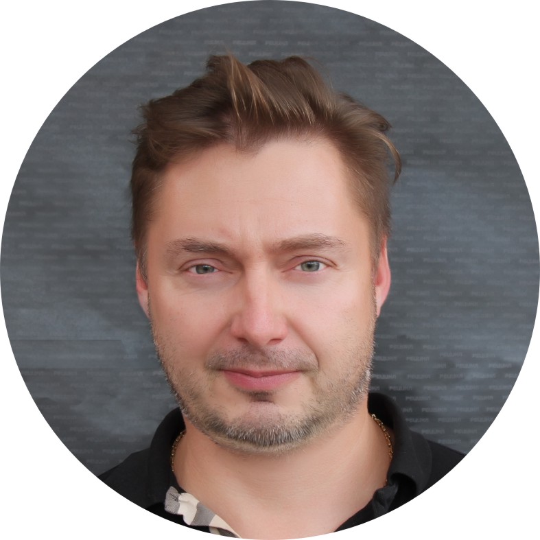 без увеличения